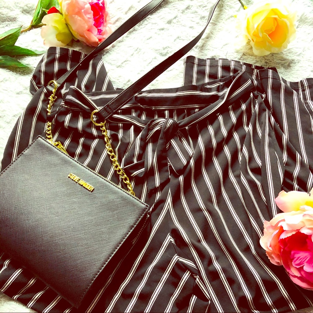 🦌BLK & WHT Striped Pants🦌 5 for $30